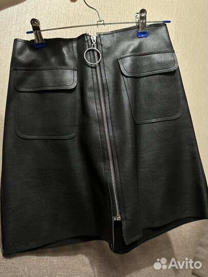 Кожаная юбка