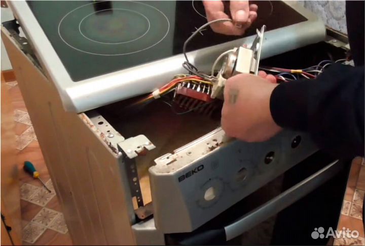 Ремонт электроплит варочных панелей духовок