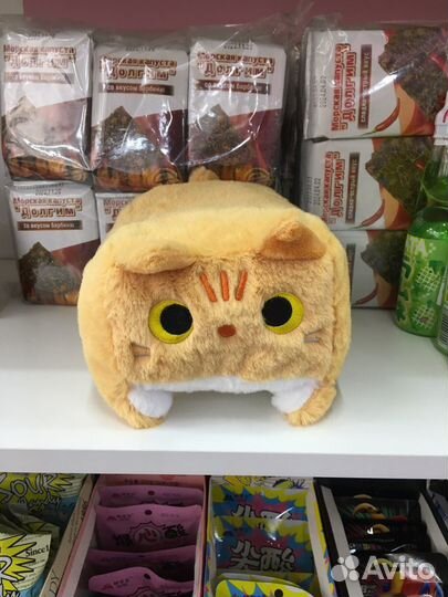 Мягкие игрушки кот-кубик
