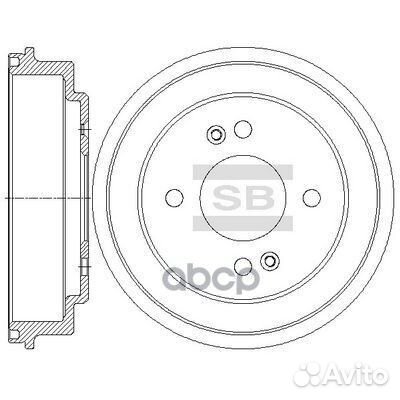 Барабан тормозной SD2048 Sangsin brake