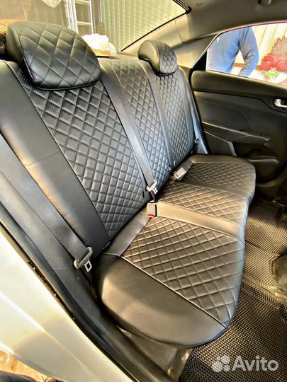 Автомобильные чехлы hyundai solaris, kia rio