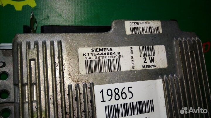 Эбу блок управления двигателем Daewoo Matiz