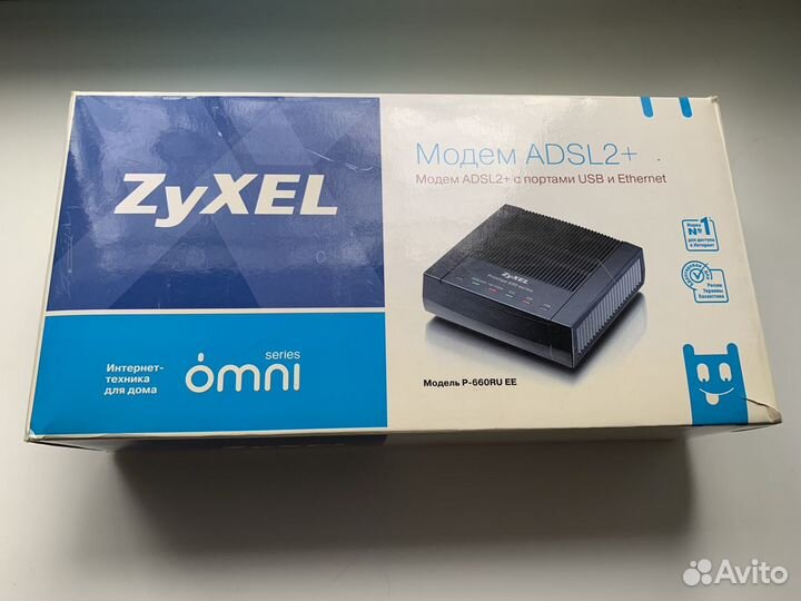 Adsl2/2+ модем zyxel Prestige 660R EE