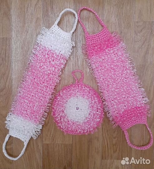 Набор мочалок ручной работы