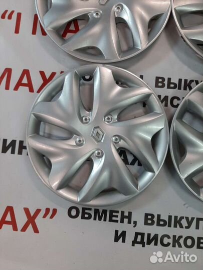 4 колпака р15 Рено(поштучно)