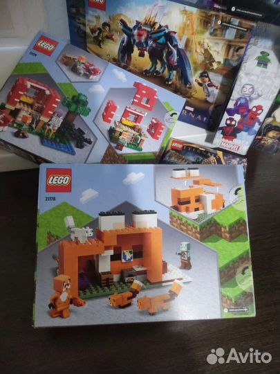 Новый Lego Minecraft 21178 Лисья хижина