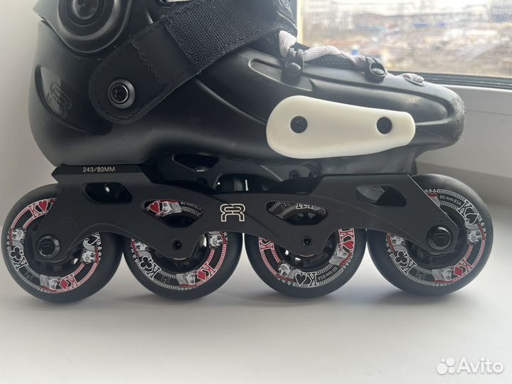 Роликовые коньки FR skates FRX 80 (black)