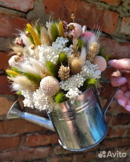 Авторские композиции и букеты из сухоцветов