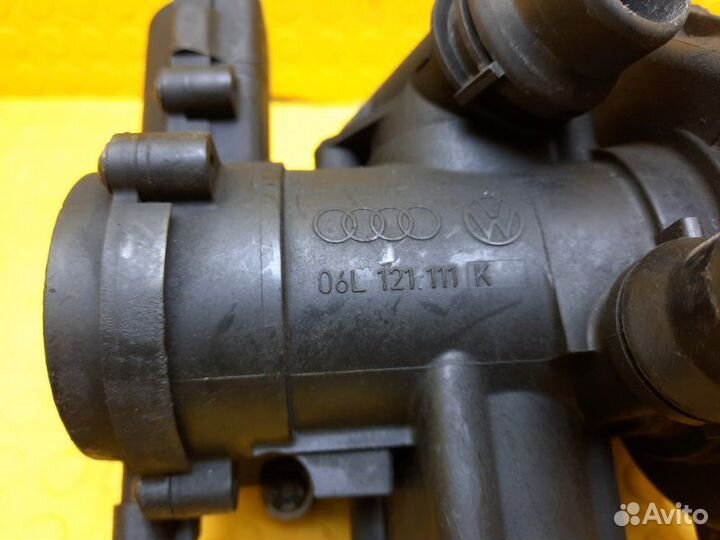 Б/У Корпус термостата всборе с термостатом В