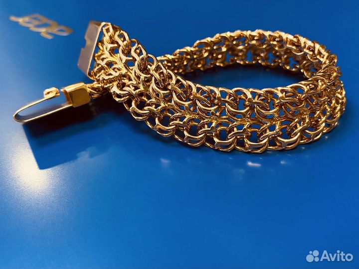 Золотой Браслет Бисмарк 56,5 гр