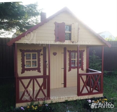 Детский домик на детские площадки 