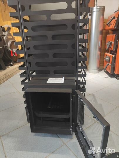 Печь для бани с закрытой каменкой