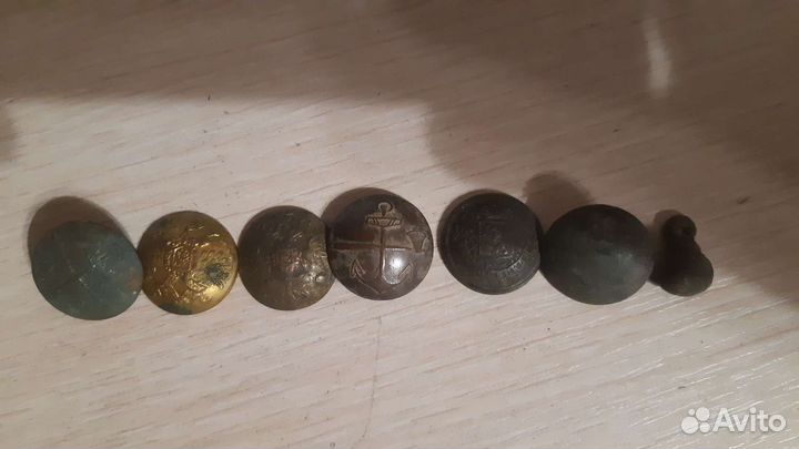 Старинные пуговицы царских времён