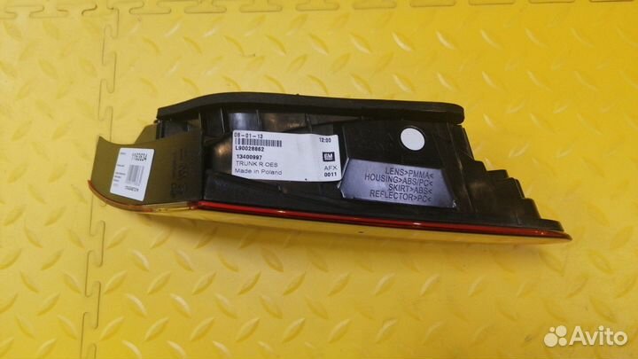 Фонарь задний Astra J