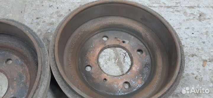 Задние тормозные барабаны nissan almera n16