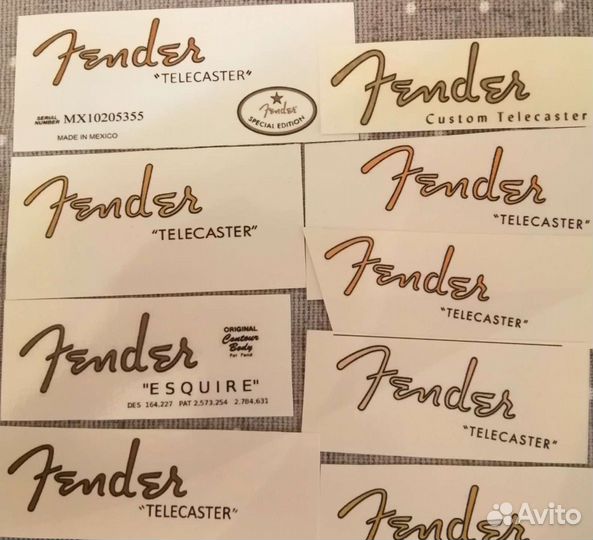 Декали fender stratocaster и не только