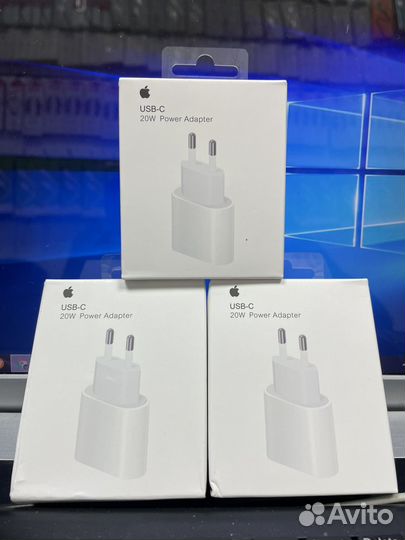 Быстрая зарядка для айфона apple 20w