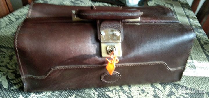 Саквояж кожаный СССР