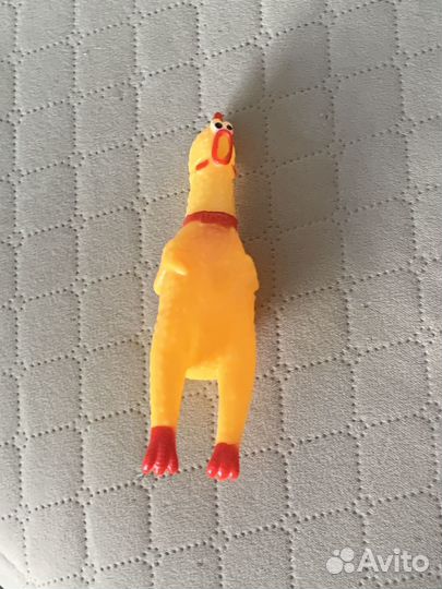 Игрушка пищалка для собак курица