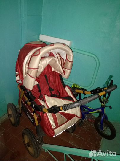 Коляска 2 в 1 бу