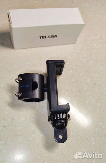 Зажим раздвижной для смартфонов Telesin, новый