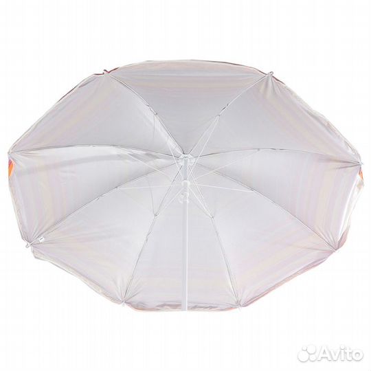 Зонт пляжный «Модерн» с серебряным покрытием, d150