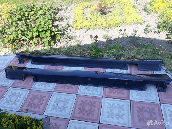 Пластиковые пороги на бмв е60