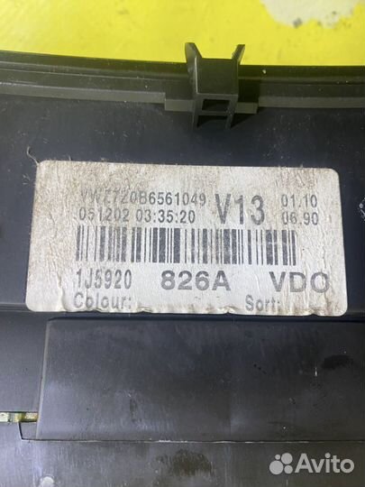 Щиток приборов Фольксваген Бора Гольф 4