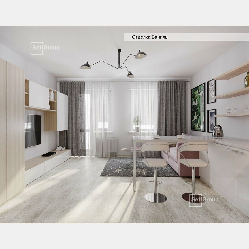 Квартира-студия, 25,4 м², 9/25 эт.