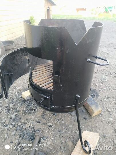 Печка под казан