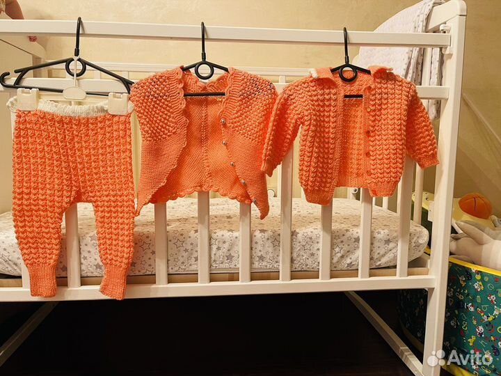 Вязанный костюм детский