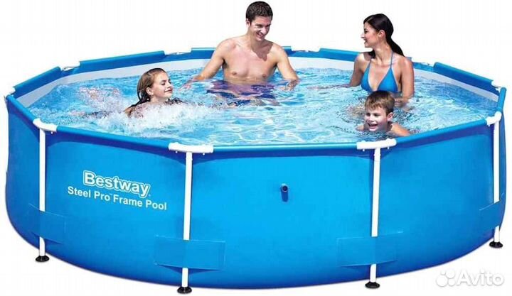 Каркасный бассейн Bestway 305х100 см с фильтром