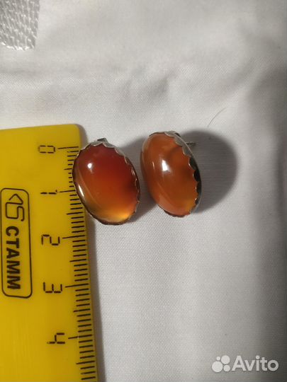 Серьги серебро