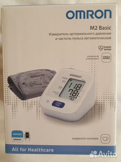 Omron Тонометр M2 Basic Измеритель артериального д