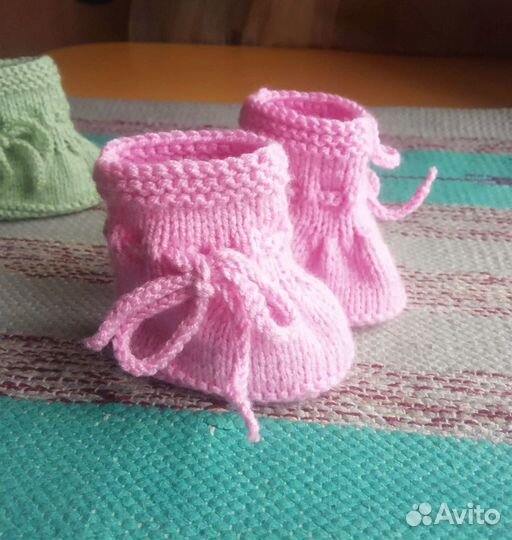 Пинетки пинеточки вязаные