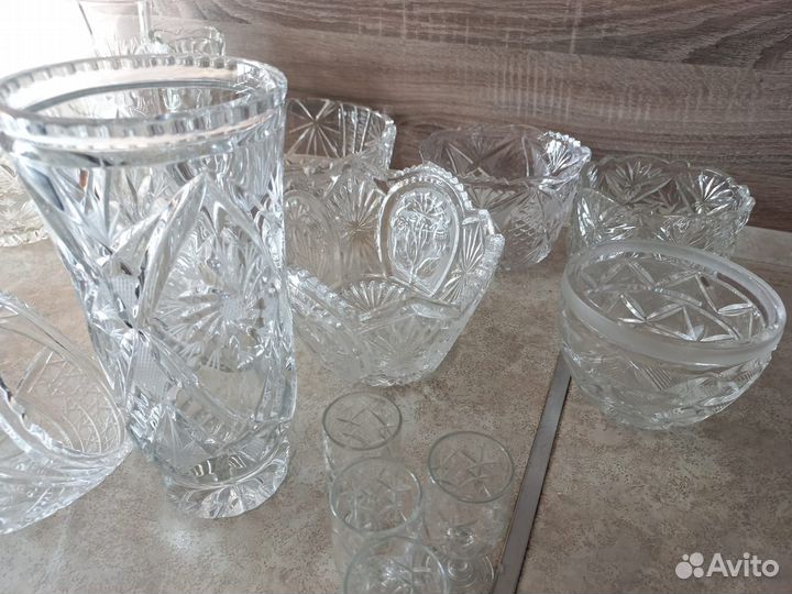 Набор Советского хрусталя