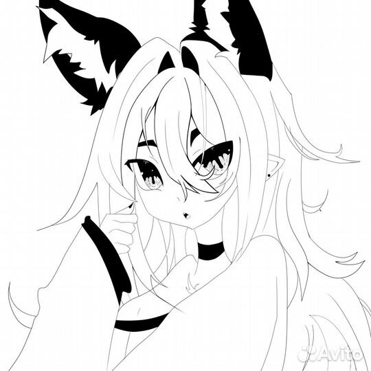 Нарисую арт в манга стиле