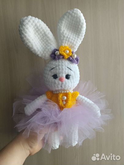 Мягкие игрушки из плюшевой пряжи