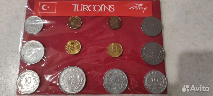 Набор монет Турция