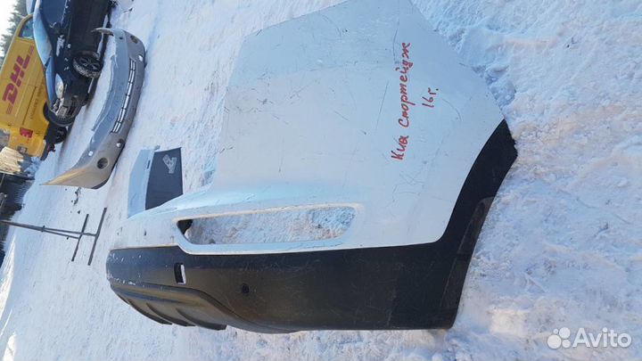 Kia Sportage задний бампер и кузовной ремонт