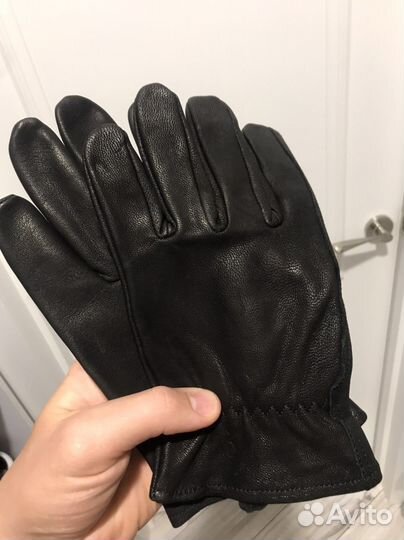 Кожанные перчатки Grab (новые)