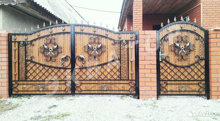 Кованые ворота