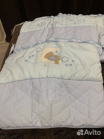 Бортики и балдахин в кроватку