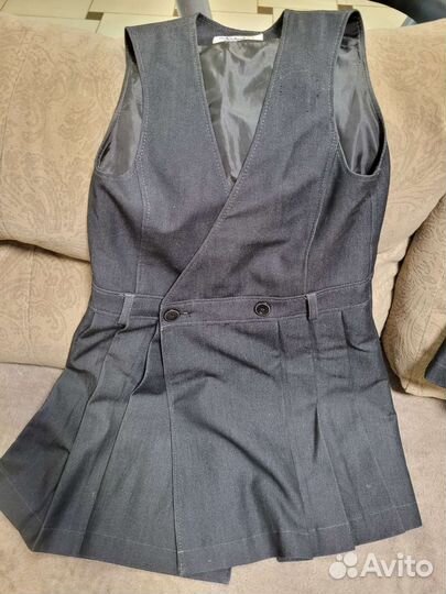 Школьная форма для девочки серая