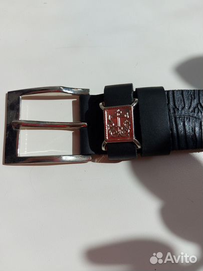 Ремень с молитвой, пряжка крест