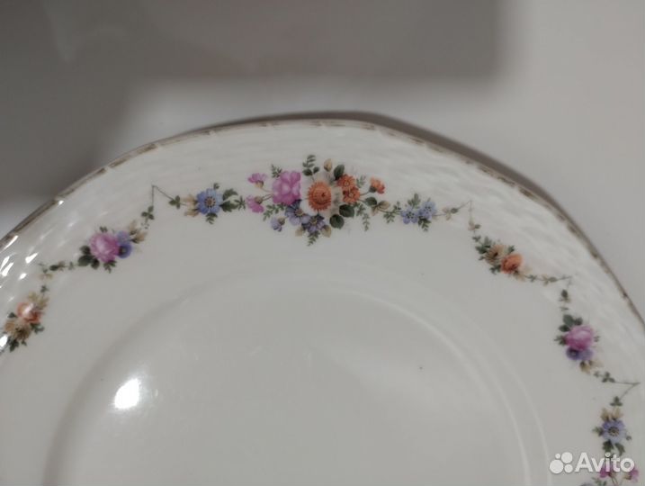 Антиквариат 3 тарелки Хутченройтер