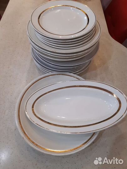 Тарелки суповые СССР и мелкие 15шт