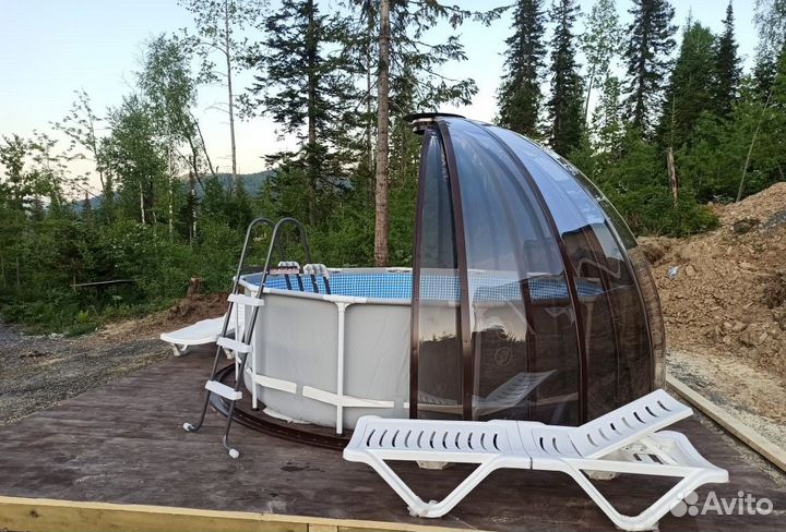 Купол для бассейна. Павильон для бассейна