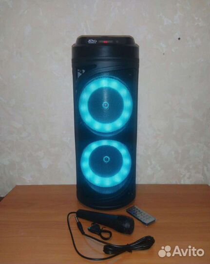 Колонка Большая Блютуз + Радио + Микрофон