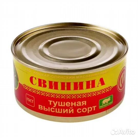 Свинина тушеная